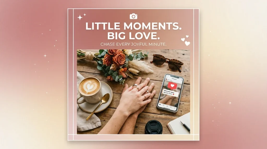 Couple's hands intertwined suit anniversary quotes for him for Instagram.