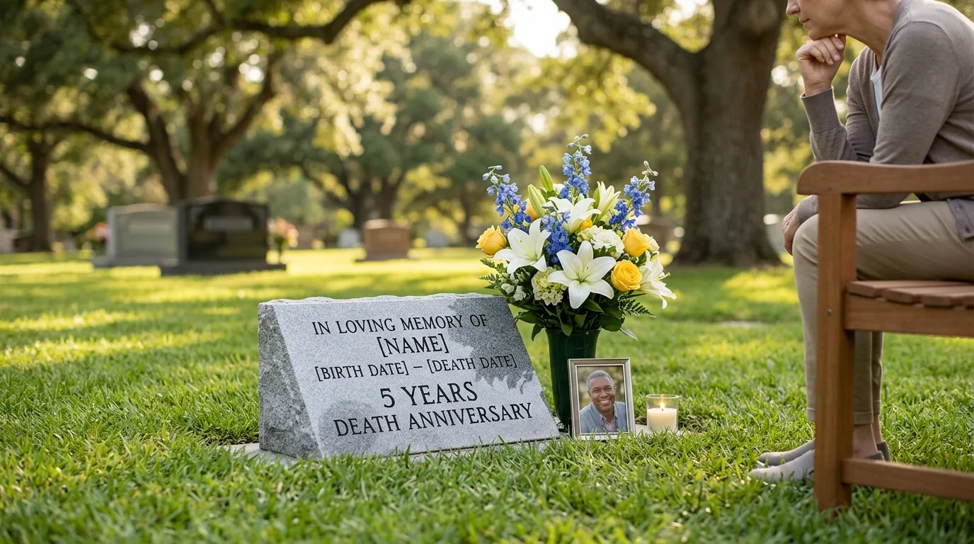 5 years death anniversary quotes