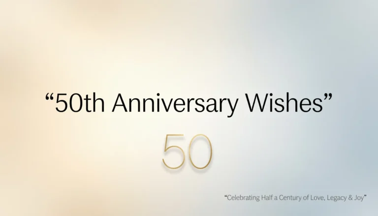 50th anniversary wishes