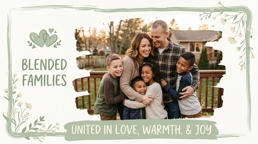 Blended family embracing together for quotes for second marriages or blended families