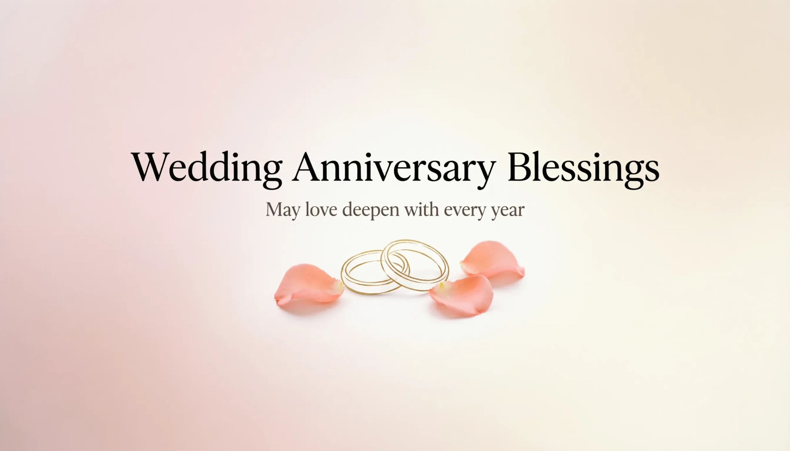 Wedding Anniversary blessings